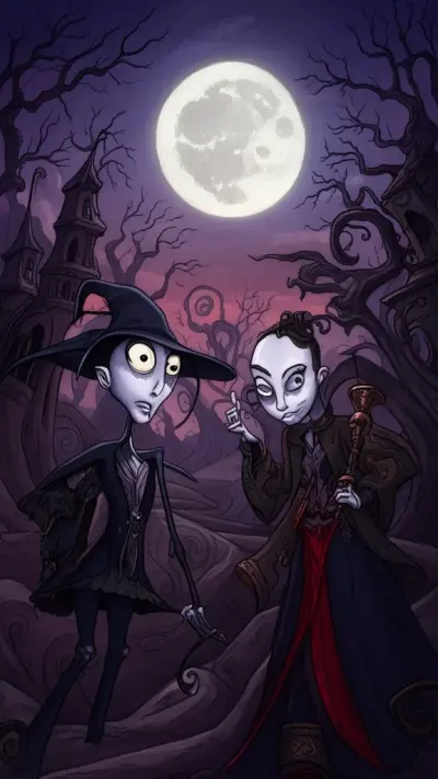 Gothic Cartoon art style example