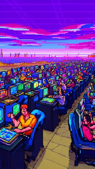 Retro Pixel Art art style example