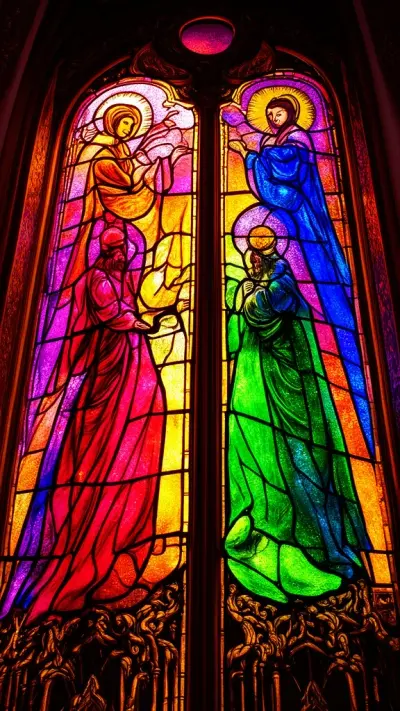 Stained Glass art style example
